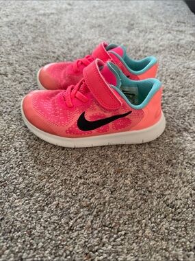 Nike Kids' Nike Free Run 2 Racer Pink Tennis Shoes 9C